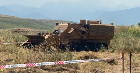 Турецкая техника очищает Карабах от мин