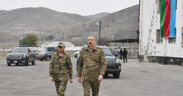 Президент Ильхам Алиев и Мехрибан Алиева посетили Физулинский район