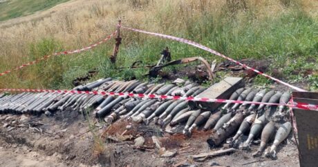 В Ходжавенде обнаружены оружие и боеприпасы — ВИДЕО