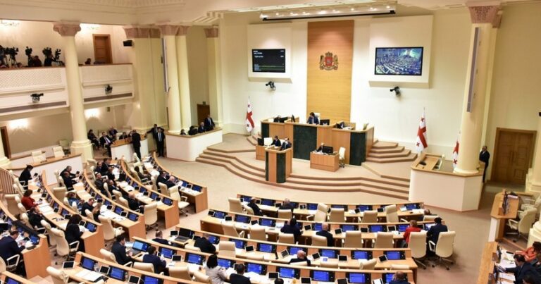 В парламенте Грузии подрались депутаты