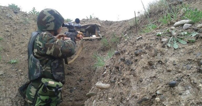 Подверглись обстрелу позиции Азербайджанской Армии в Нахчыванском направлении