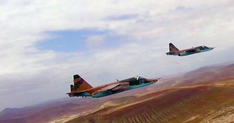 Авиационные средства ВВС Азербайджана выполняют учебно-тренировочные полеты