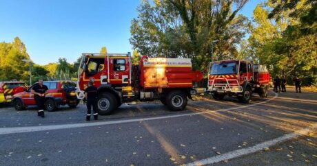 На юге Франции вспыхнул крупный лесной пожар
