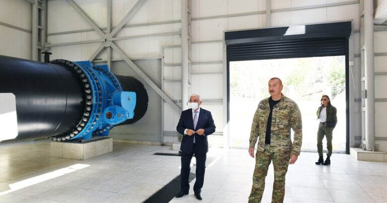 Президент: Подстанцию «Кельбаджар» построили в короткие сроки, всего за полгода