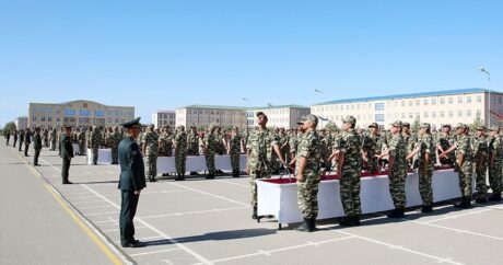В азербайджанской армии завтра состоится церемония принятия военной присяги