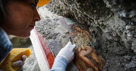 Робот будет работать в восстановлении фрески в Помпеях