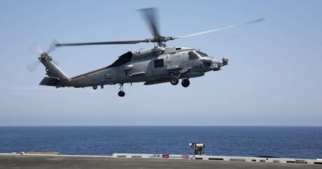 Военный вертолет упал в море у побережья Калифорнии