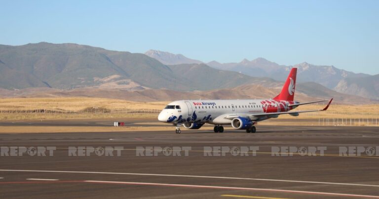 Состоялся первый коммерческий испытательный полет в международный аэропорт Карабаха