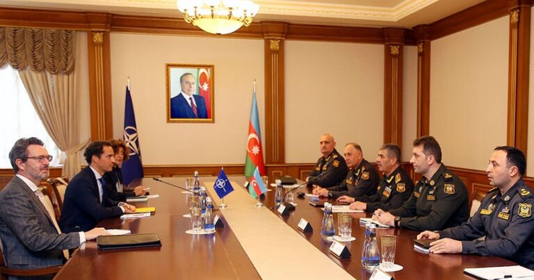 Министр обороны Азербайджана встретился со спецпредставителем НАТО по Кавказу