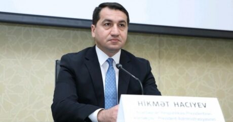 Хикмет Гаджиев: C уничтожением армянского фашизма в регионе установился новый режим безопасности