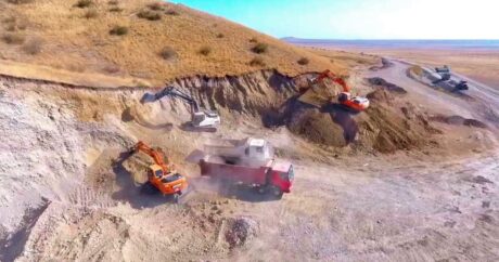 Продолжается строительство автодороги Талыш-Нафталан