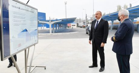 Президент Ильхам Алиев открыл новое Баладжарское локомотивное депо