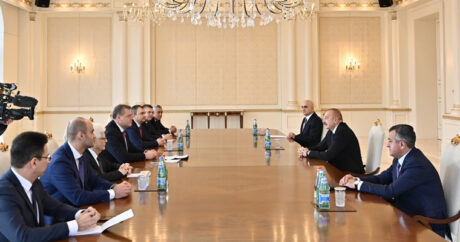 Президент Азербайджана принял делегацию Астраханской области