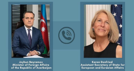 Состоялся телефонный разговор главы МИД Азербайджана с помощником госсекретаря США