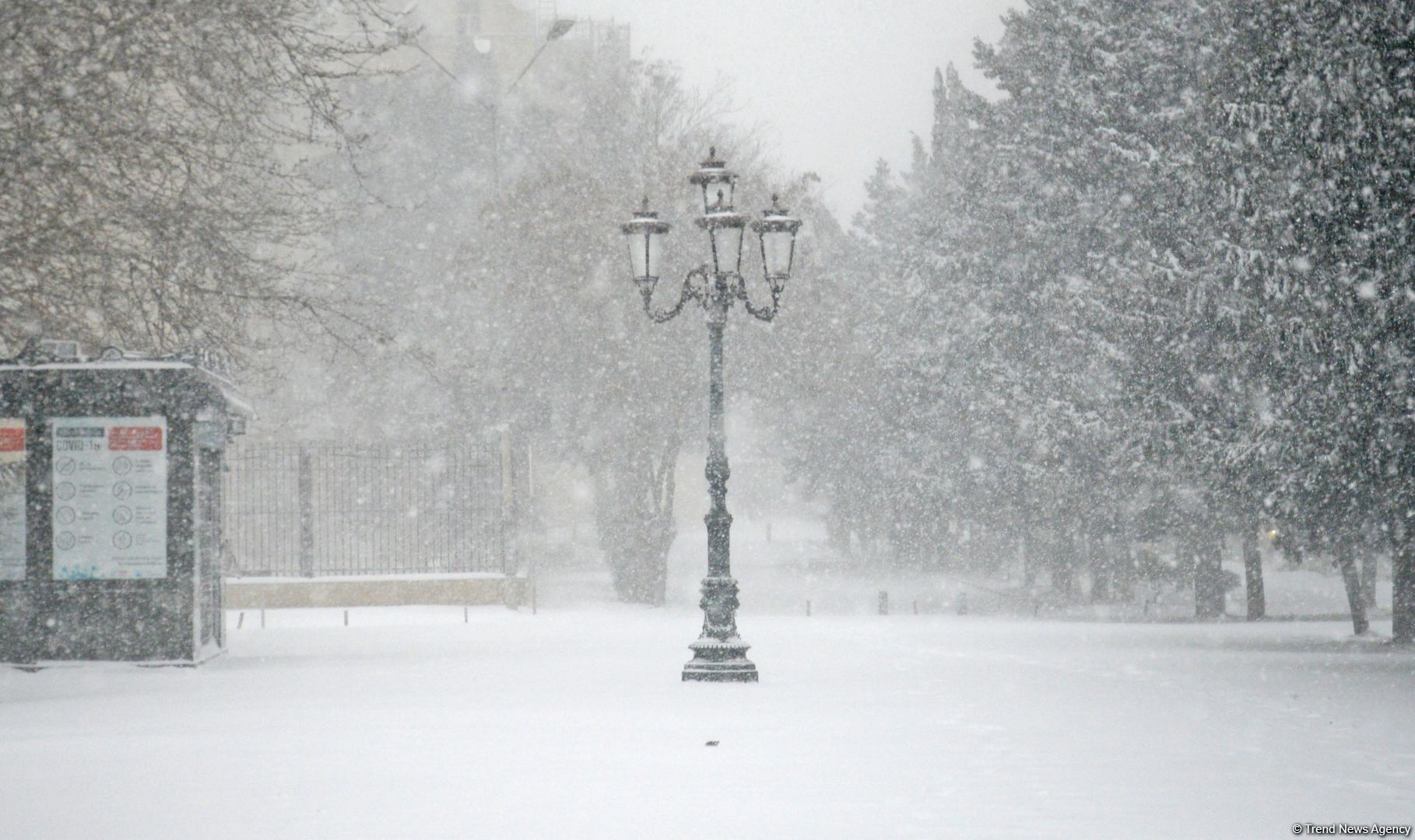 азербайджан зимой