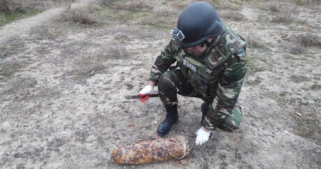 В Масазыре обнаружен артиллерийский снаряд