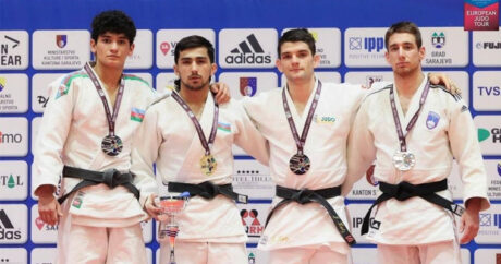 Азербайджанские дзюдоисты завоевали золотые и серебряные медали на открытом европейском турнире