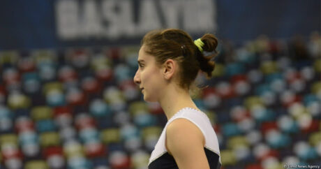 Азербайджанская гимнастка завоевала «серебро» Кубка мира по прыжкам на батуте