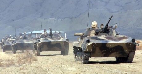 Проверена боеготовность бронетанковых подразделений Азербайджанской армии