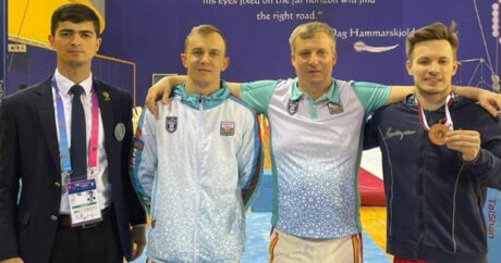 Азербайджанский гимнаст завоевал медаль на Кубке мира в Катаре