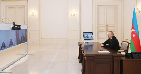 Президент Ильхам Алиев принял министра энергетики Румынии в видеоформате