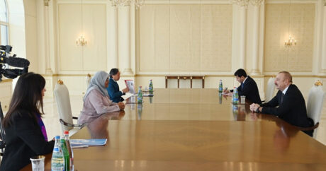 Президент Ильхам Алиев принял исполнительного директора программы ООН