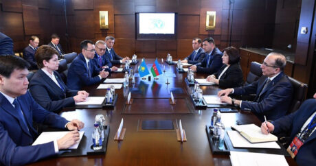 Сахиба Гафарова встретилась с председателем Сената Парламента Казахстана