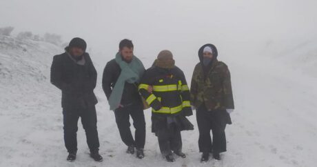 В Сиязане спасли заблудившихся из-за снегопада и тумана четырех человек