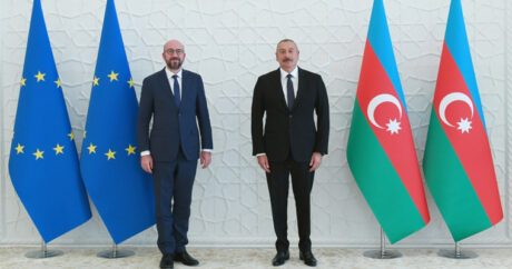 Президент Ильхам Алиев поздравил Шарля Мишеля