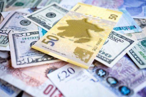 Официальный курс маната к мировым валютам на 25 апреля