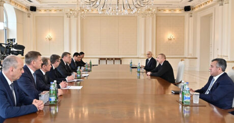 Президент Азербайджана принял губернатора Астраханской области России