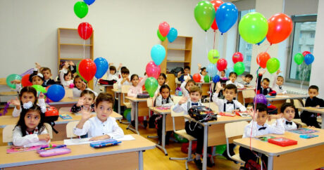 Названа дата начала приема в первые классы школ в Азербайджане