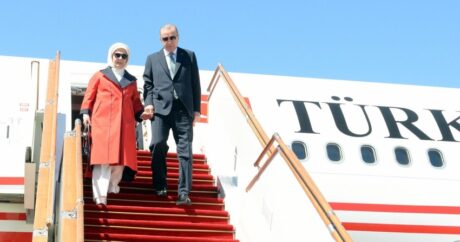 Эрдоган прибыл в Азербайджан с рабочим визитом