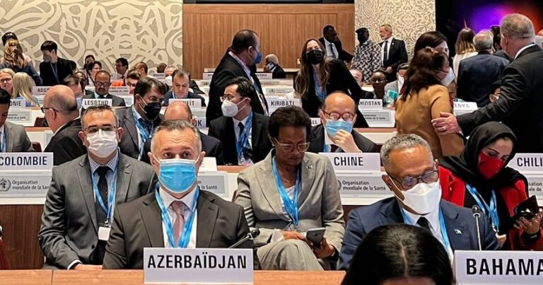 Теймур Мусаев участвует в 75-й сессии Всемирной ассамблеи здравоохранения