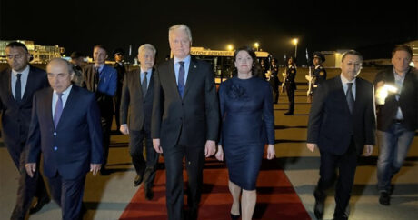 Президент Литвы Гитанас Науседа прибыл с официальным визитом в Азербайджан