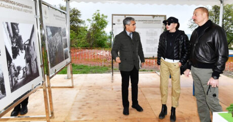 Президент ознакомился с работами по восстановлению дома известного тариста Садыгджана в Шуше