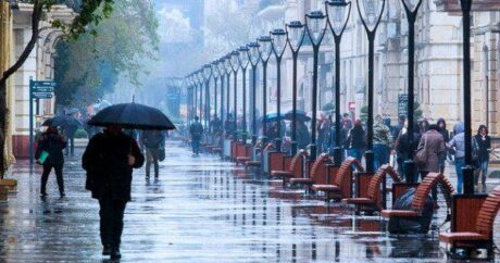 Завтра в Баку будет дождливо