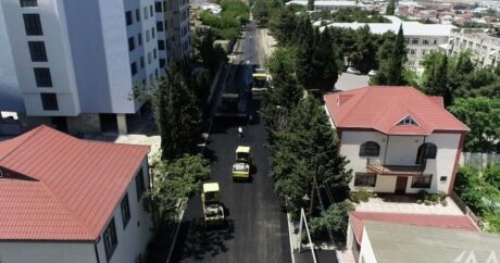 В Баку капитально ремонтируют улицы Мамедали Шарифли и Ширина Мирзоева