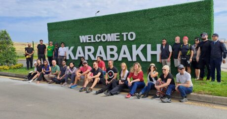 Иностранные путешественники ознакомились с ходом восстановительных работ в Карабахе