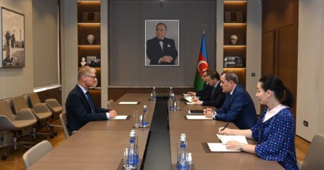 Глава МИД Азербайджана встретился с послом Германии