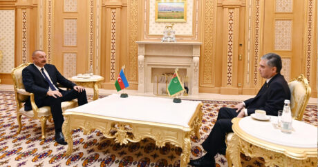 Президент Ильхам Алиев встретился с Гурбангулы Бердымухамедовым
