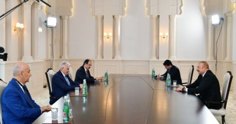 Президент Ильхам Алиев принял бывшего премьер-министра Турции Бинали Йылдырыма