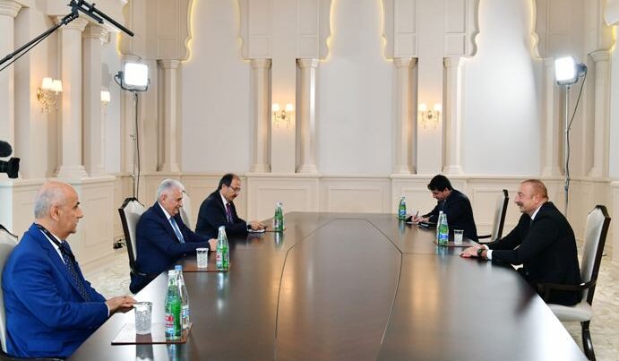 Президент Ильхам Алиев принял бывшего премьер-министра Турции Бинали Йылдырыма