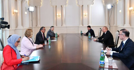 Президент Ильхам Алиев принял генерального директора ВОЗ