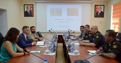 Обсуждены вопросы военного сотрудничества между Азербайджаном и Литвой