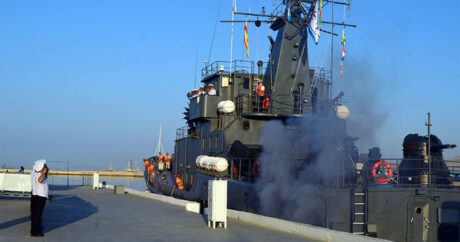 Корабли ВМС Азербайджана прибыли в Россию