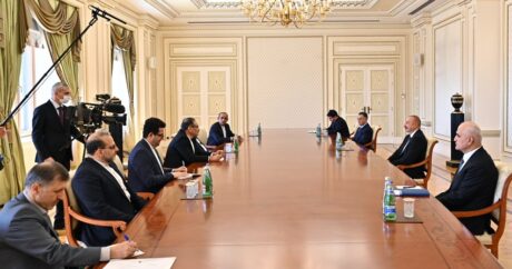 Президент Азербайджана принял секретаря Высшего совета нацбезопасности Ирана