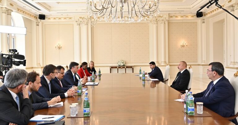 Президент Азербайджана принял председателя комитета Европарламента по внешним связям