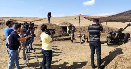 В годовщину Товузских боев организован медиа-тур в воинскую часть