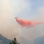 На юго-западе Турции продолжается борьба с лесными пожарами